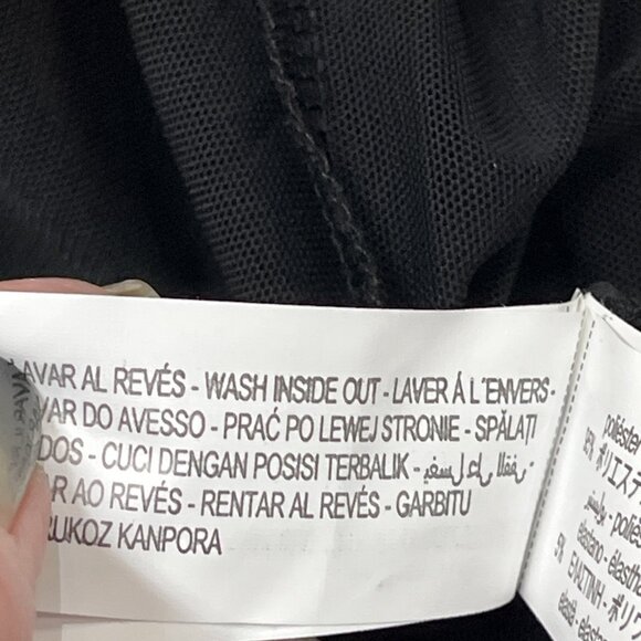 Zara Dress‎ Womens S Ruched Mesh Fruit Stand Strappy Bodycon Maxi Y2K Festival - Picture 8 of 14